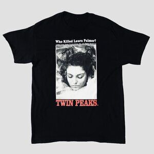 Who Killed Laura Palmer - Vintage style T-Shirt. 90's, Twin Peaks. David Lynch